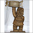 Man with barrel