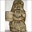 Man with barrel