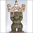 Candlestick Man with two mugs