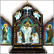 Diptych " the Ascension of our Lord Jesus Christ"