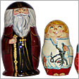 Russian orthodox priest and his family